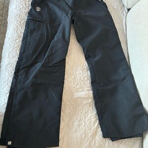 Elegant Women's Black Wide-Leg Pants